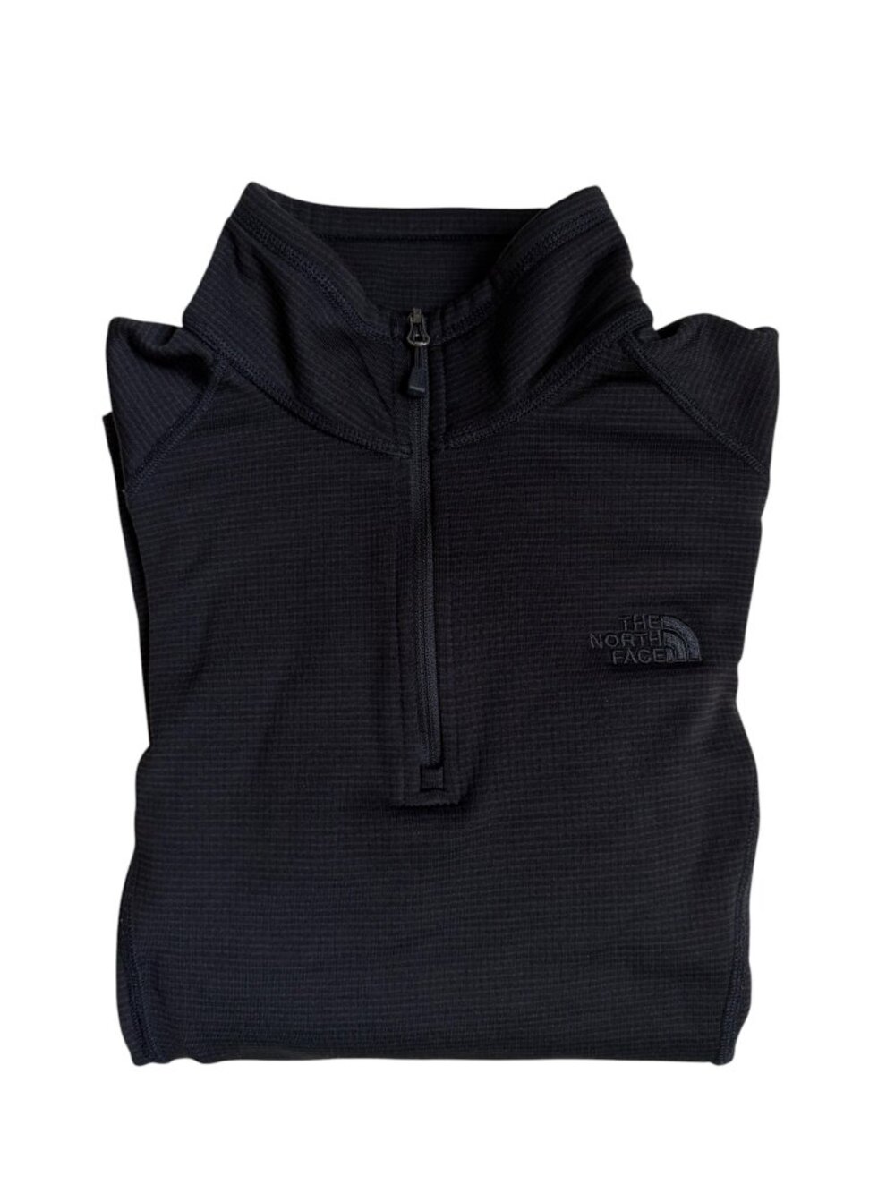 The North Face Quarter Zip Pullover (Black) - Small